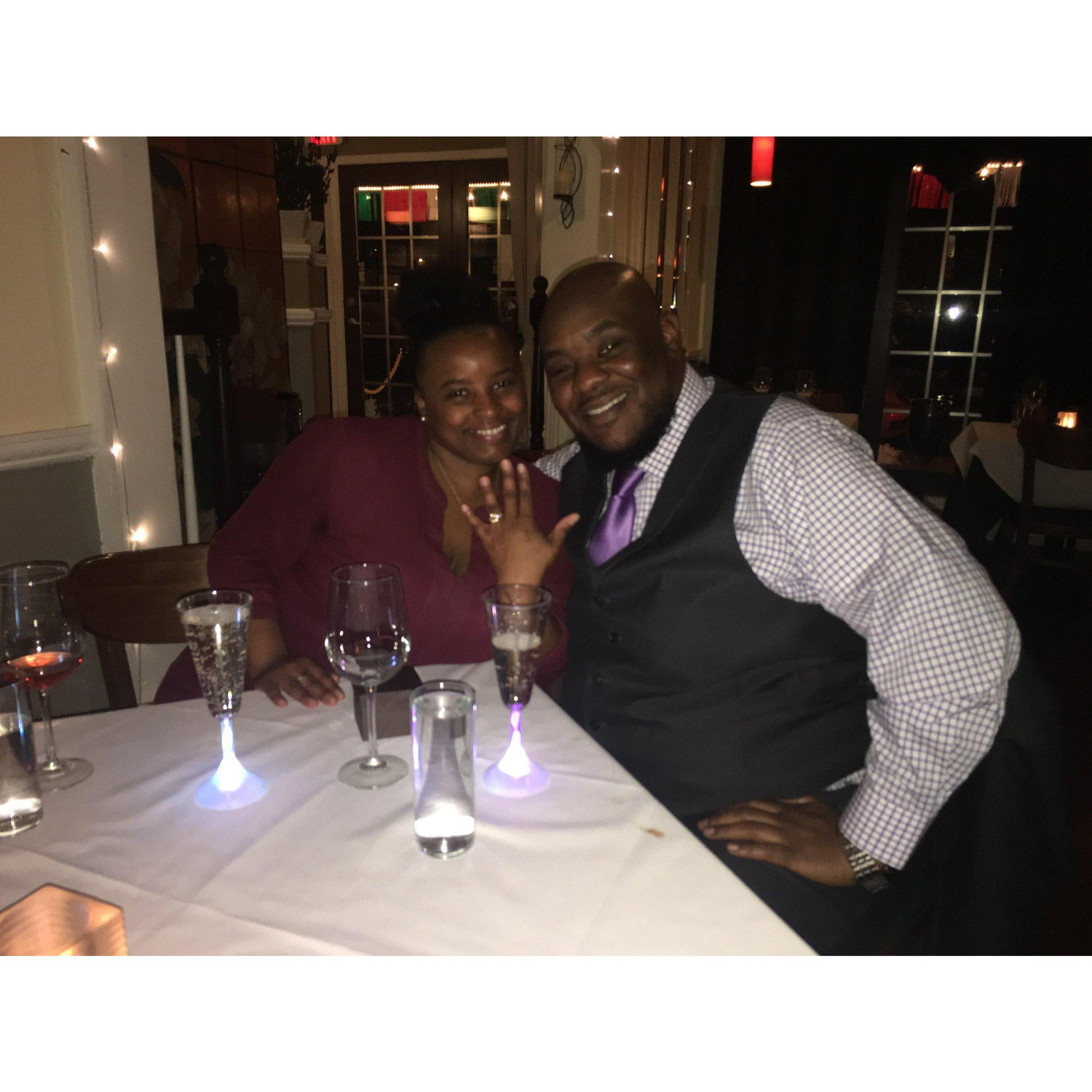 She said "Yes"!