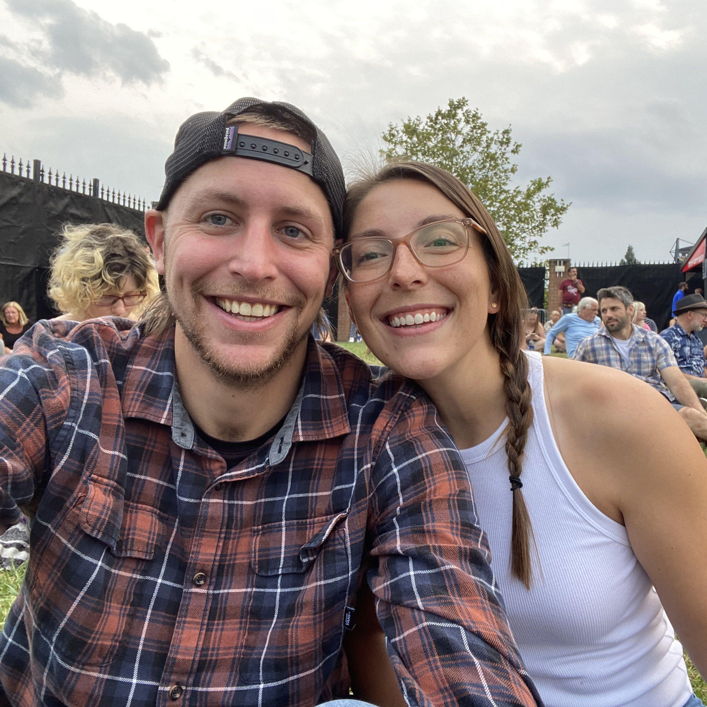 Summer concerts in the burgh 🧡 We think this one was from Nathaniel Rateliff & the Night Sweats and it was one of the best concerts we’ve been to!!