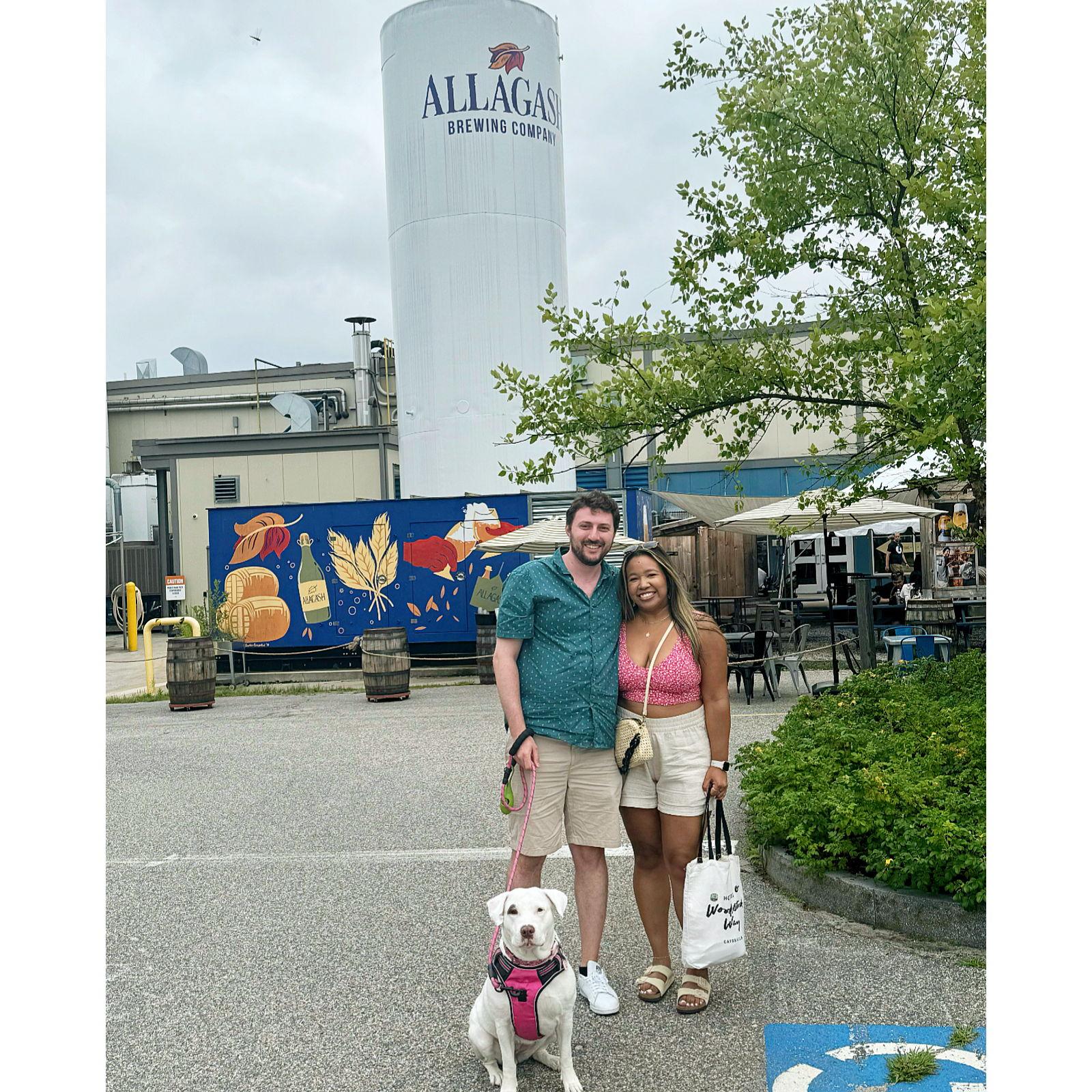 @ Allagash Brewing Company in Portland, ME