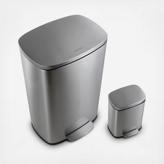 2-Piece Connor Can With Soft-Close Lid Set
