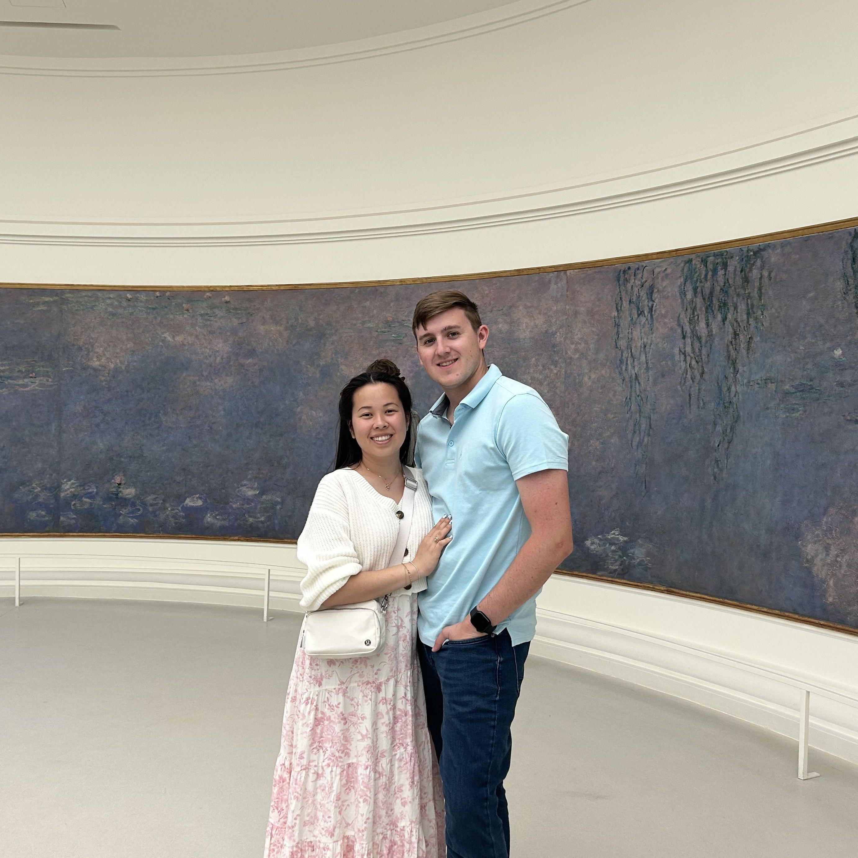 visiting monet's paintings