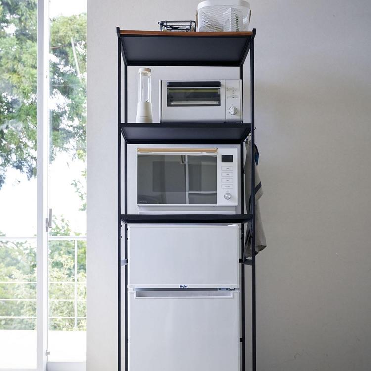 Yamazaki Home Tower Kitchen Appliance Storage Rack - Black
