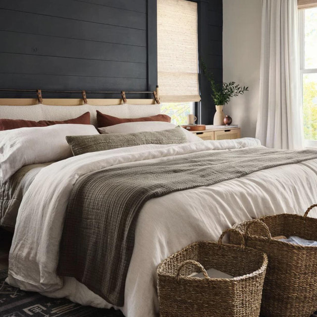Organic Cotton Gauze Bed Blanket - Olive | The Citizenry