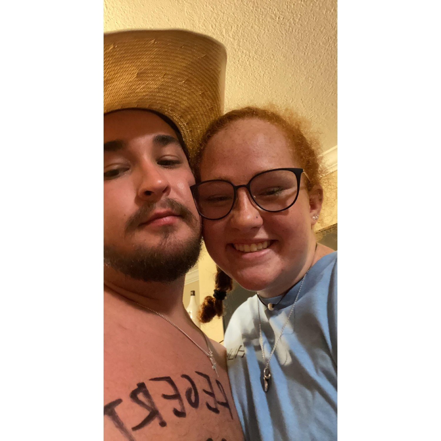 Our first picture together.