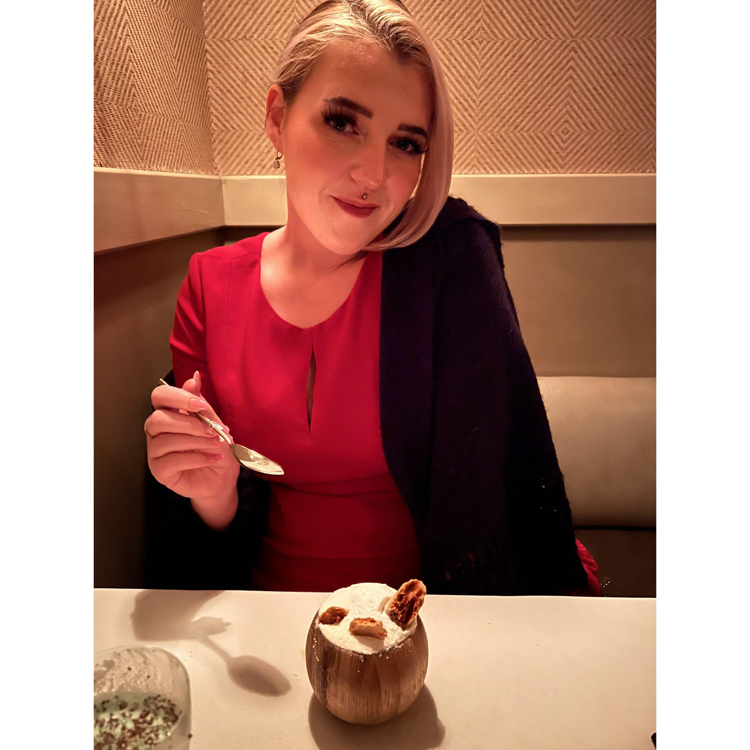 Our first luxury dining experience together
