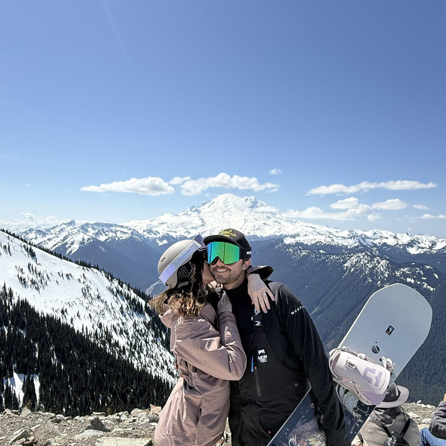 Snowboarding in Washington