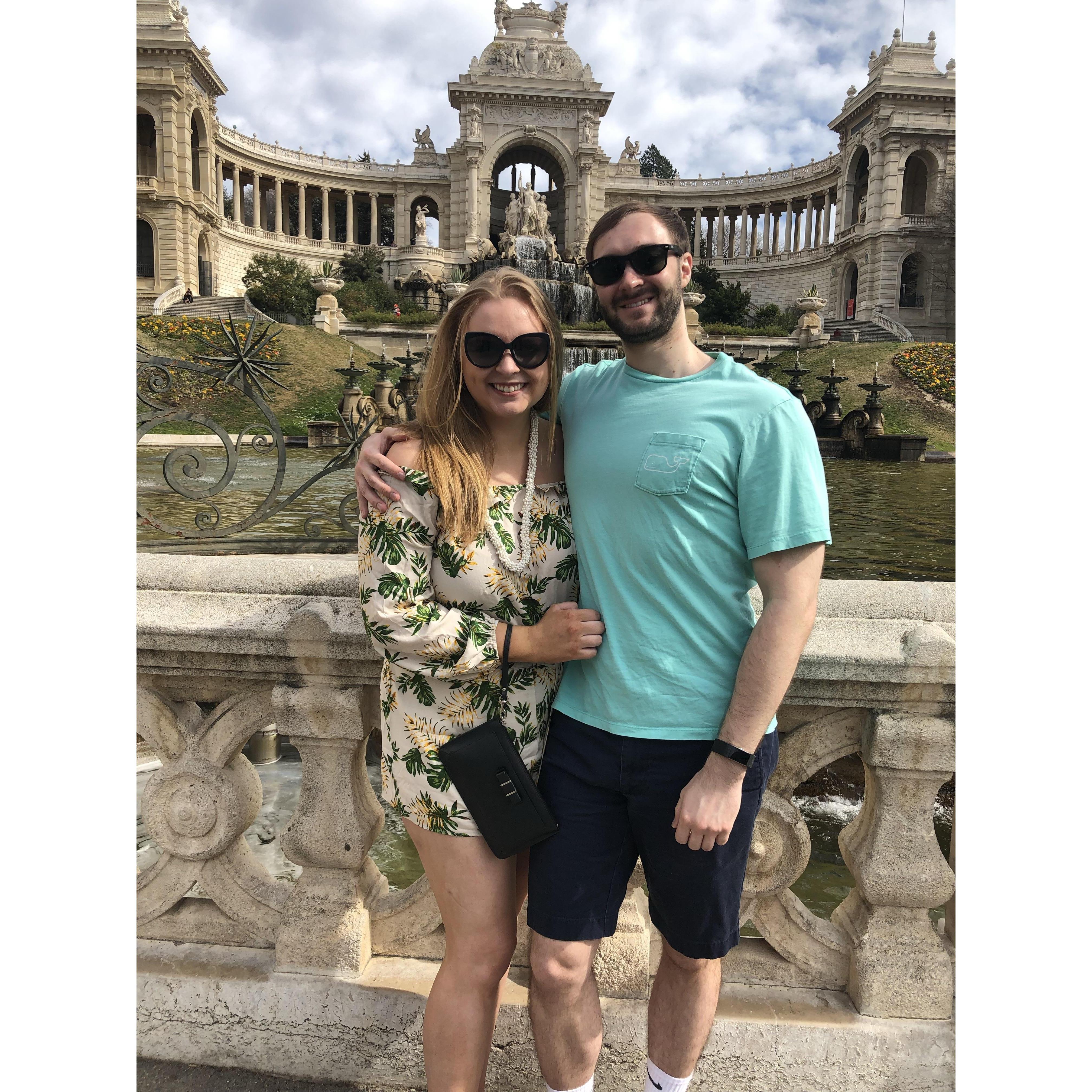 Our first international trip together in the Mediterranean