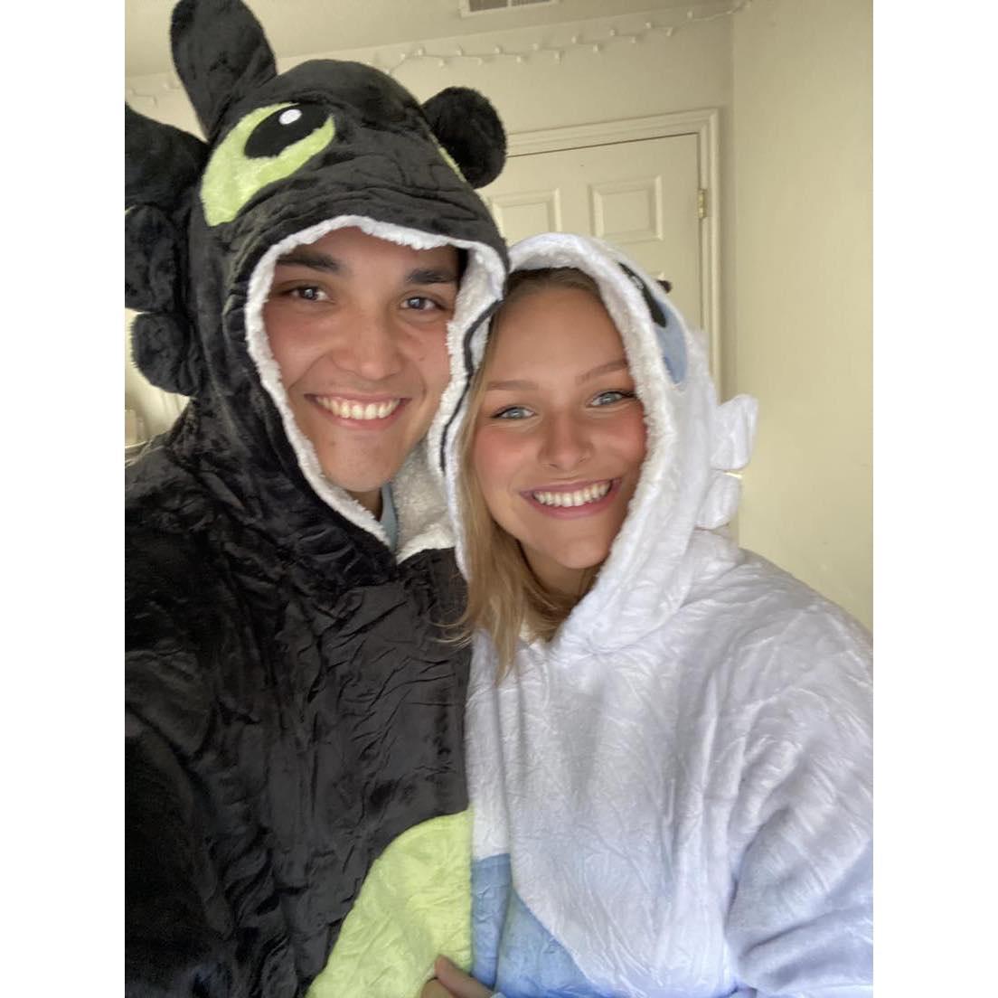 Halloween couple costume (and winter survival gear) - 10/31/2023