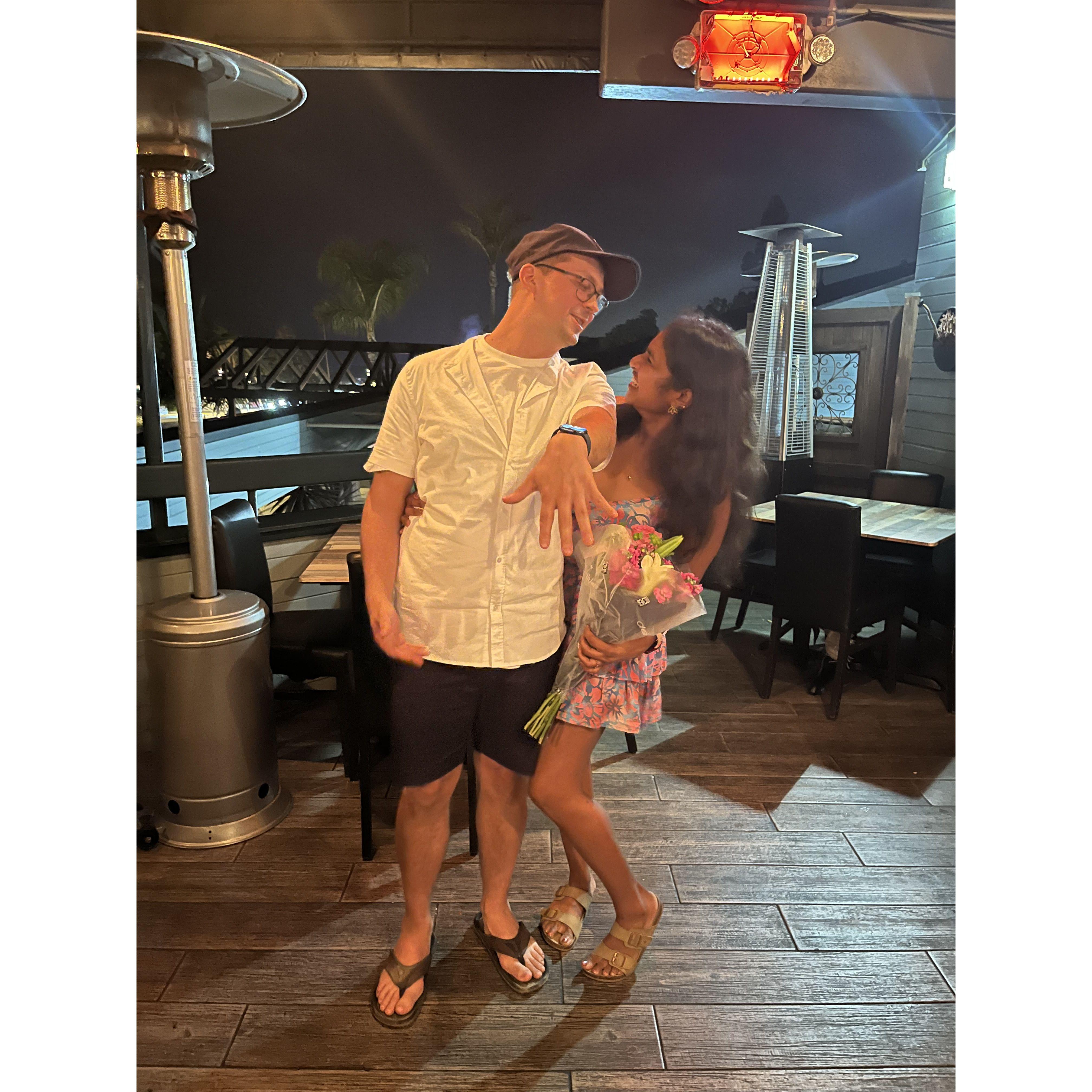 Oh yeah… then we got engaged! 💍🎉❤️