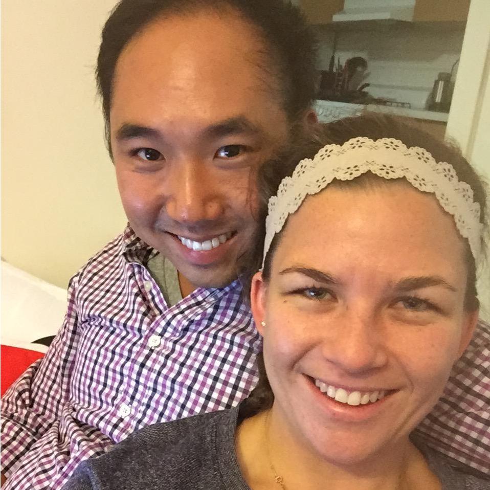 Our second date, I had to study but really wanted to see Bryon so he came over for a few hours while I studied for our Pediatrics Exam the next day