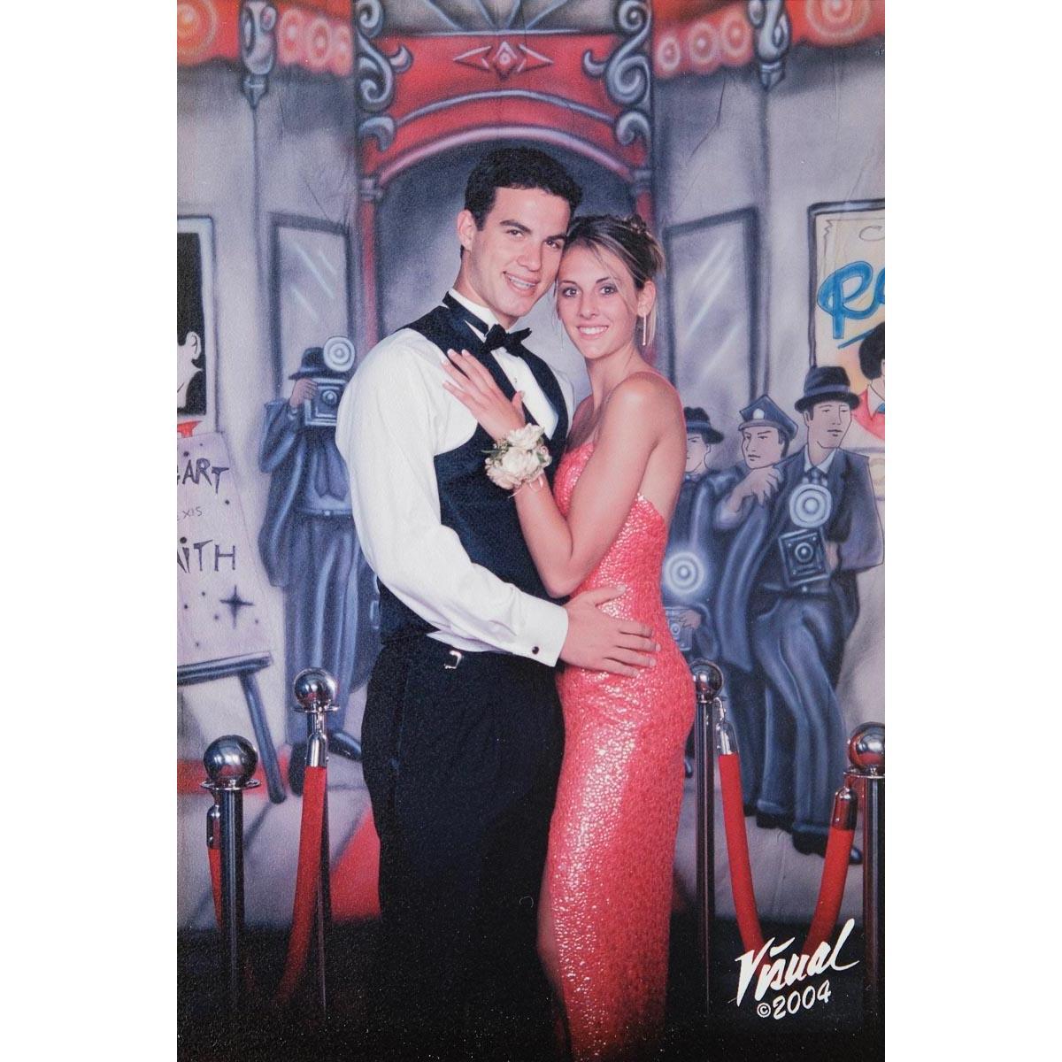 First prom, 2004. 
"On The Red Carpet"