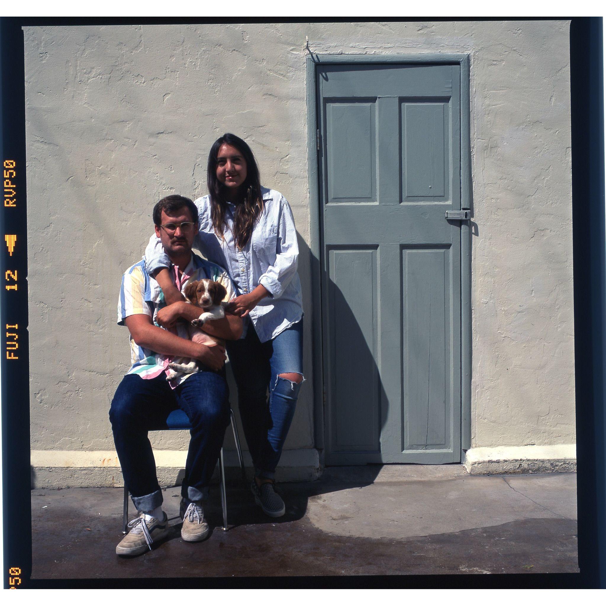 When we got our first puppy, Cooper in 2017.