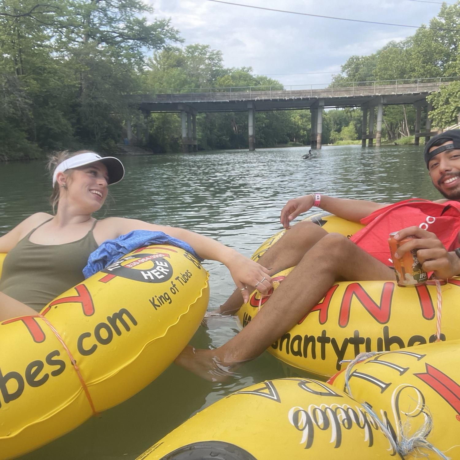 Floating the river