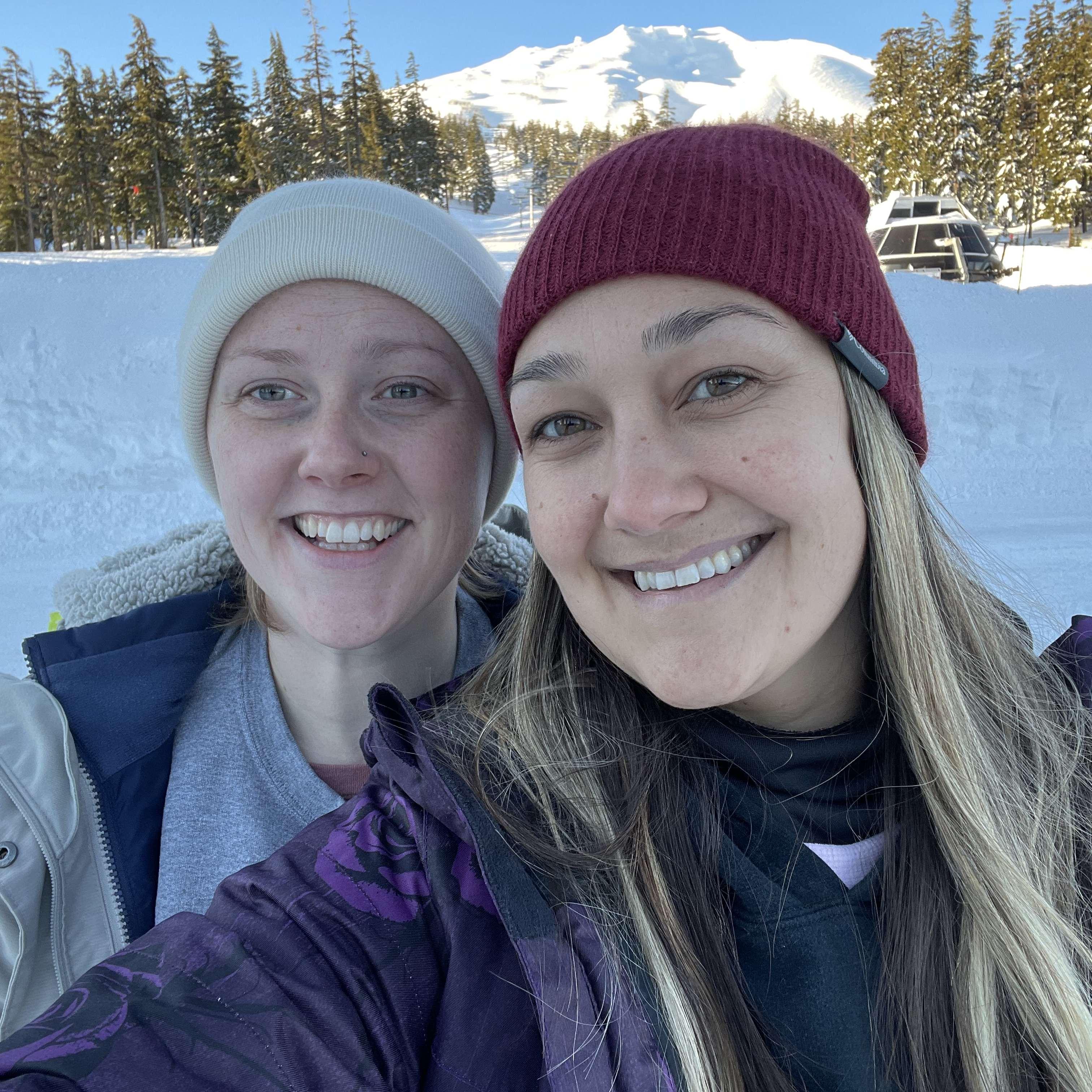 Snowboarding/skiing at Mt. Bachelor