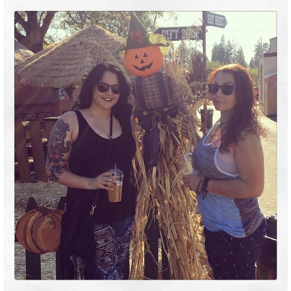 Our first trip to Apple Hill together, and Sabrina's first time there, ever!
