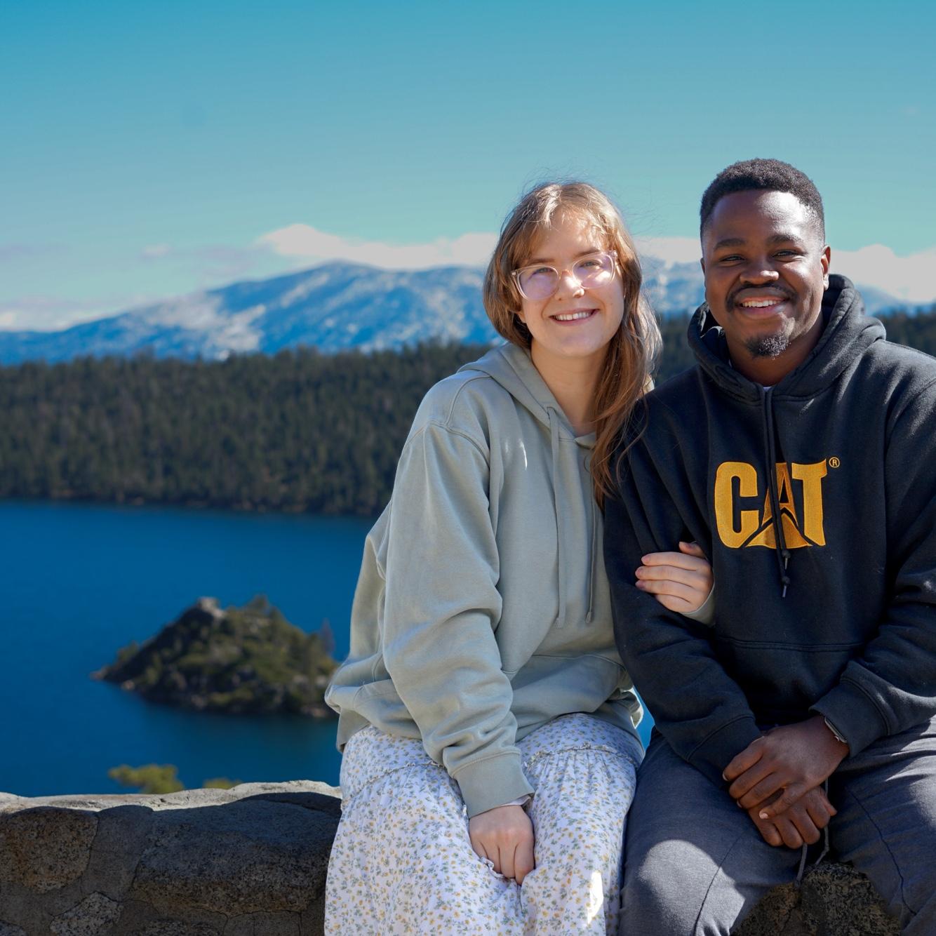 Together at Lake Tahoe.