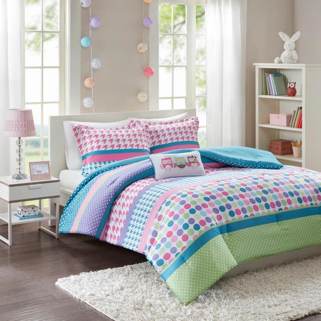 Linda Comforter Set (Twin/Twin Extra Long )3pc - Aqua