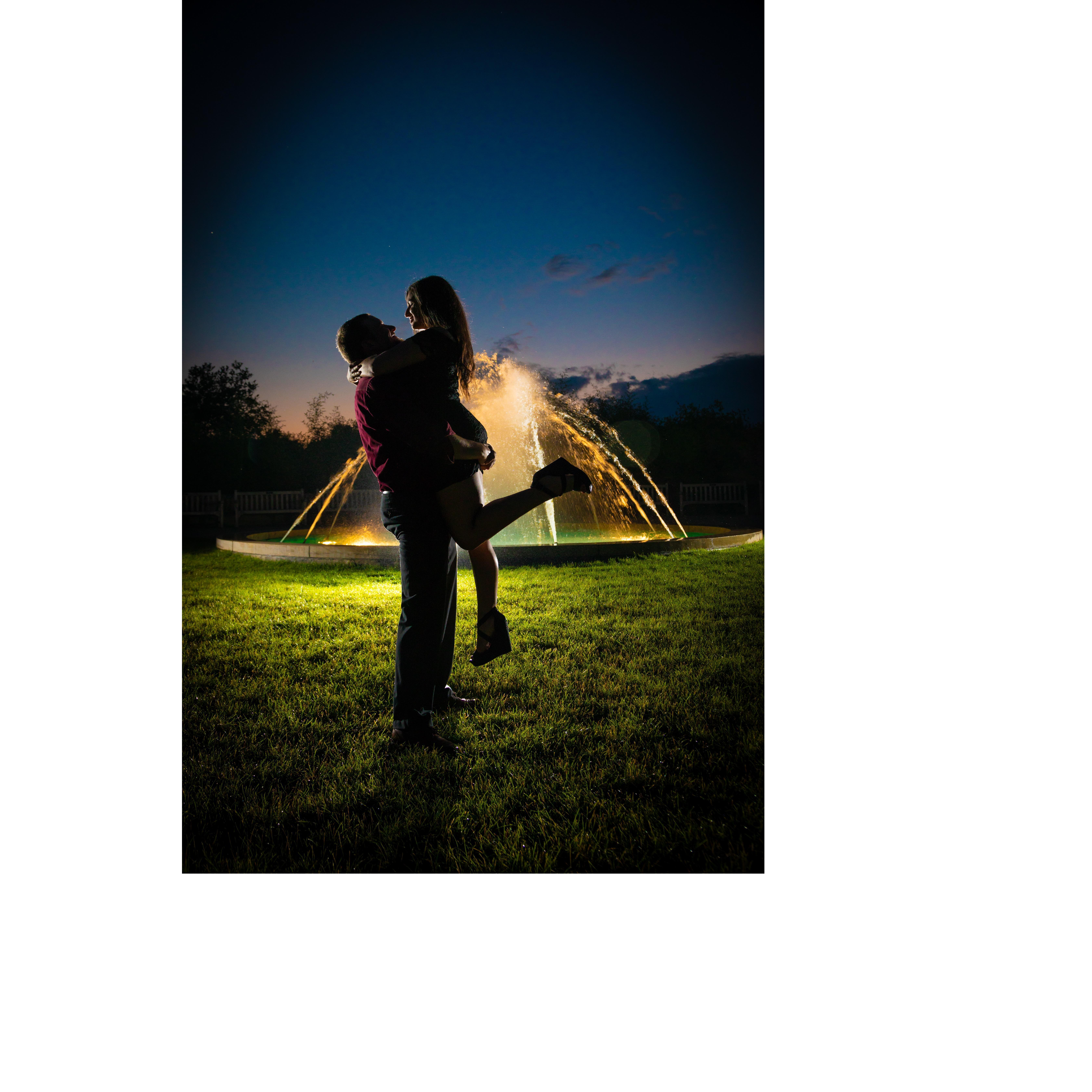 One of the amazing engagement photos of us!