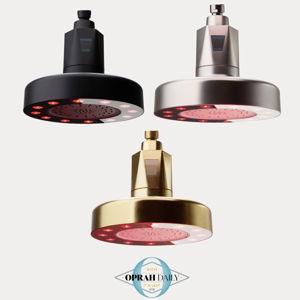 Red Light Showerhead Filters- Polished Chrome