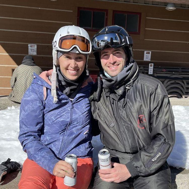 First time skiing together