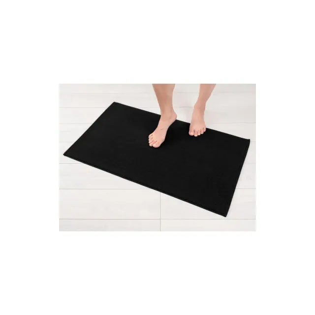 American Soft Linen 100% Cotton Turkish Bath Mat Rugs, Slip Resistant Bottom Base Bath Mats for Bathroom