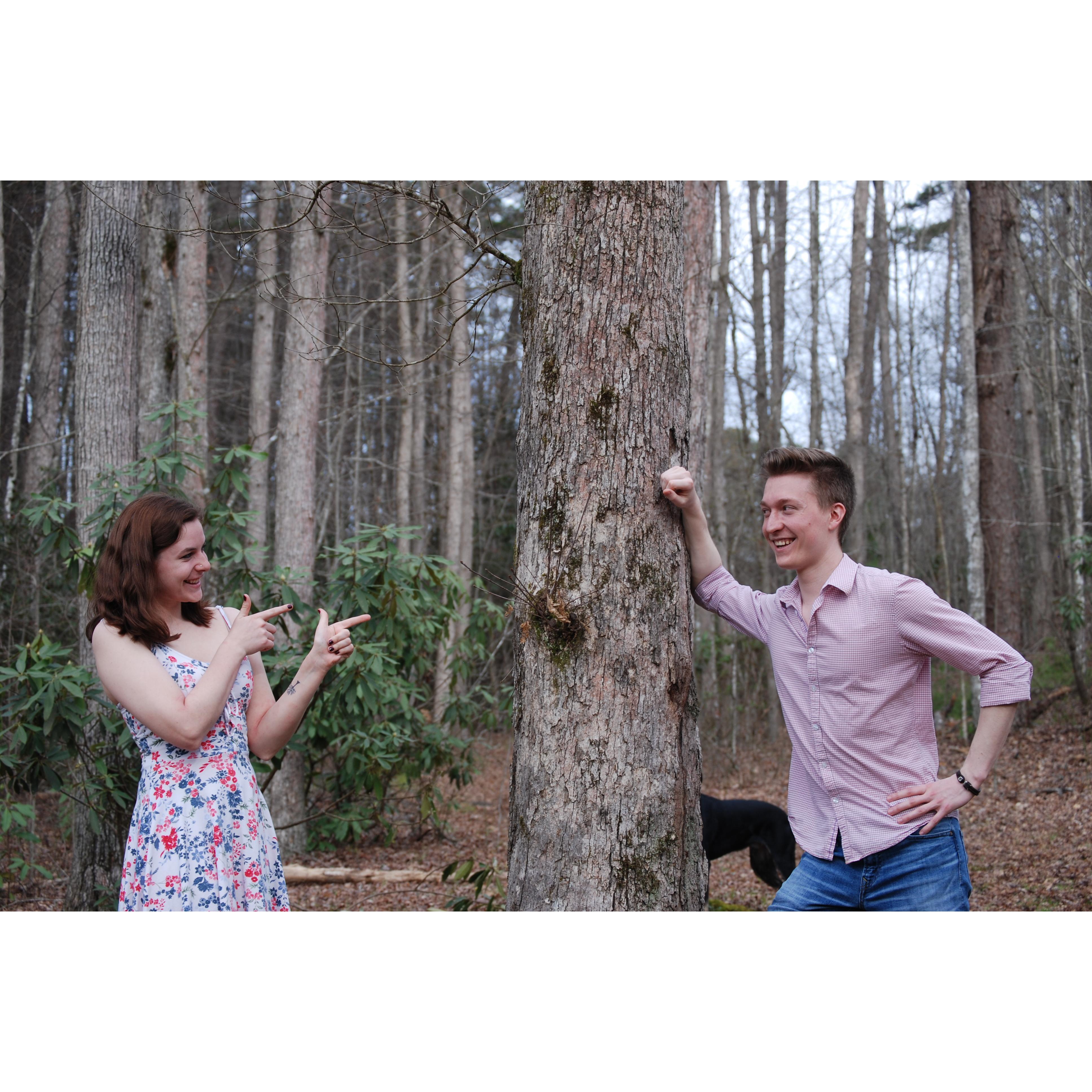 Right before I said yes