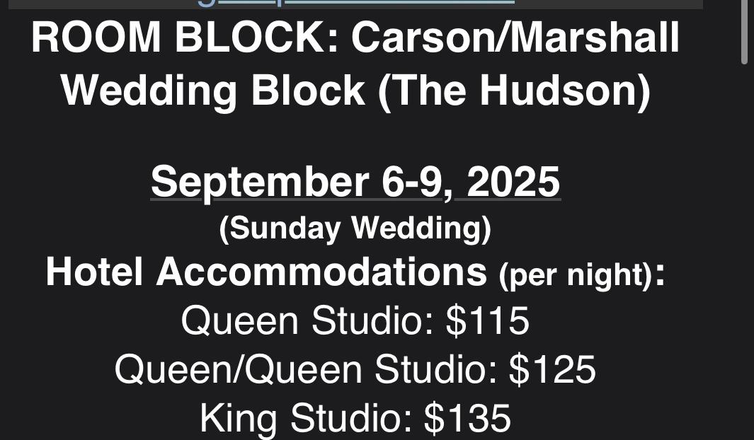 The Wedding Website of Brittany Carson and Phillip Marshall