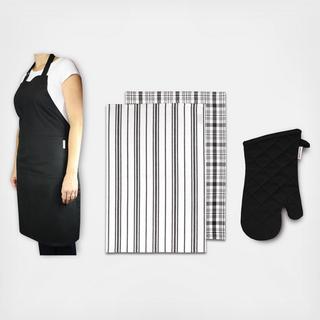 Farmhouse 4-Piece Apron Set