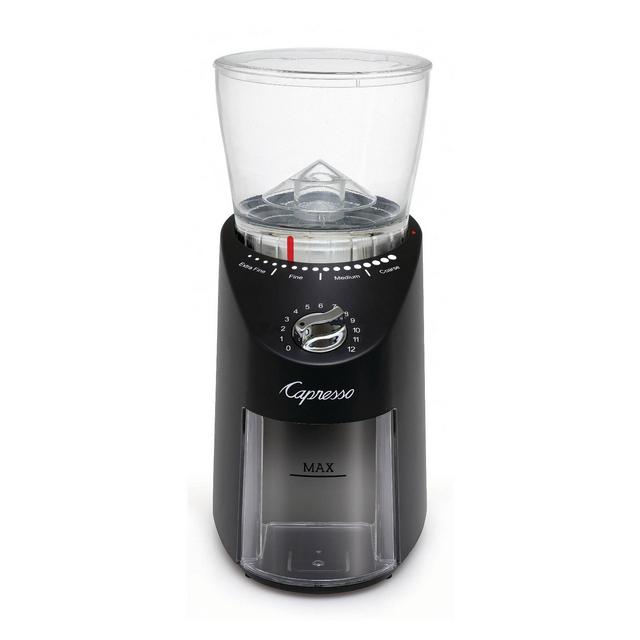 Capresso Infinity Plus Conical Burr Grinder - Black
