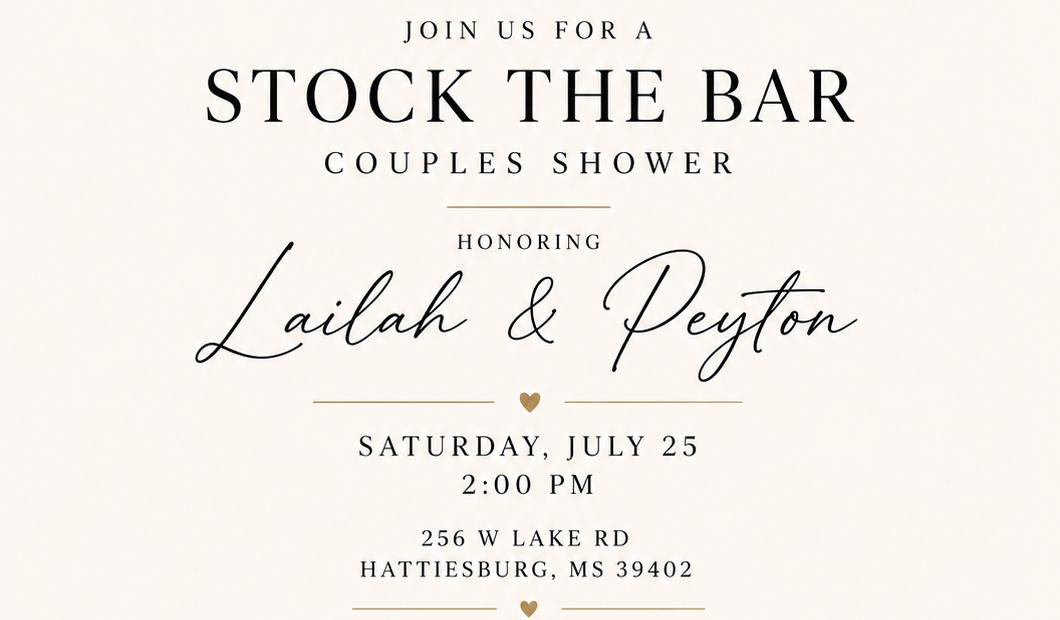 The Wedding Website of Lailah Jaafar and Peyton Baxter