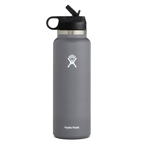 Hydro Flask Wide Mouth 2.0 Water Bottle, Straw Lid - Multiple Sizes & Colors