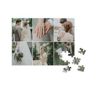 Custom Wedding Photo Puzzle - 200 Pieces