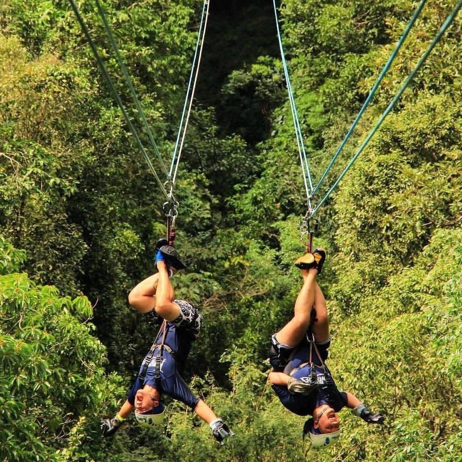 Ziplining in Mexico!