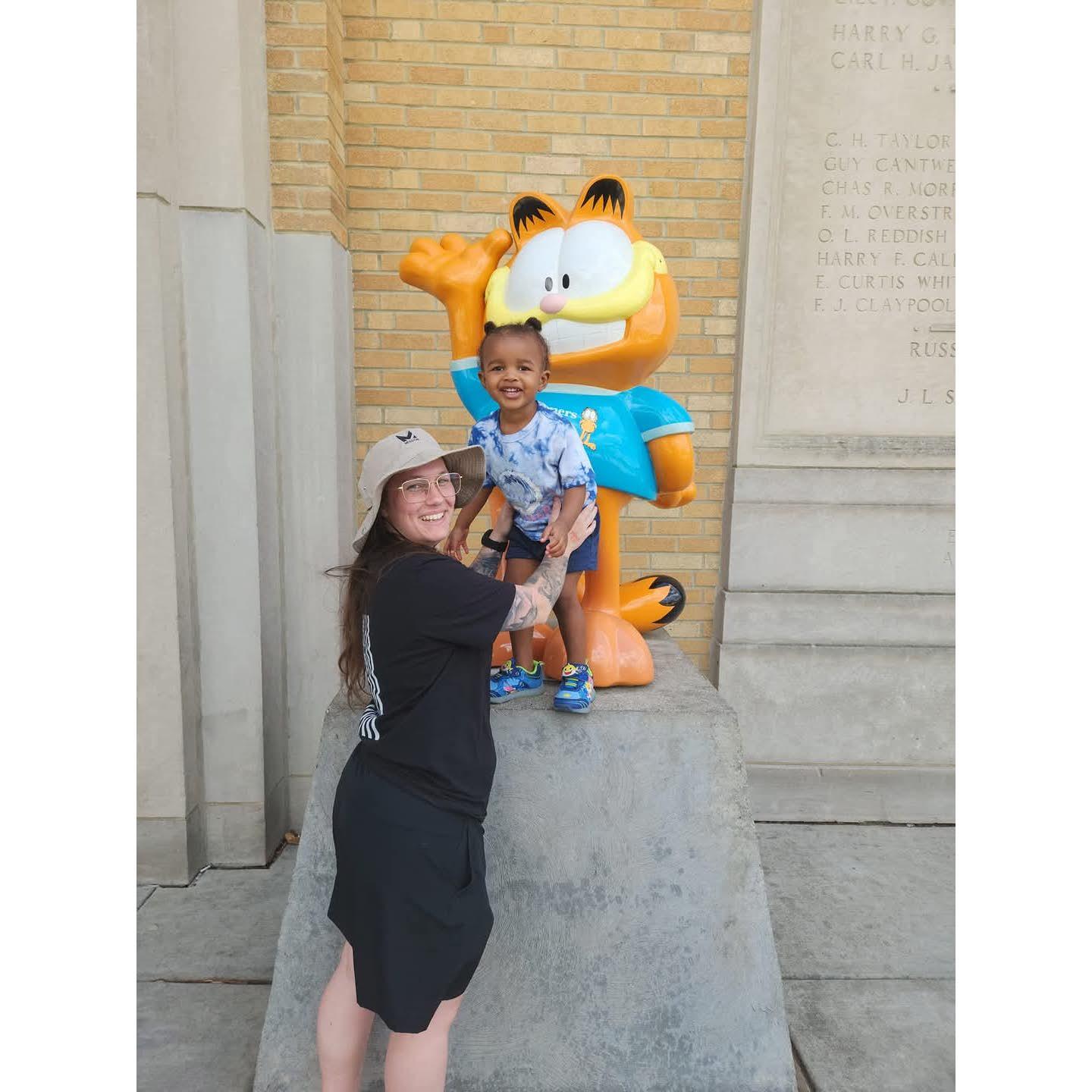 Nicole and her goddaughter!