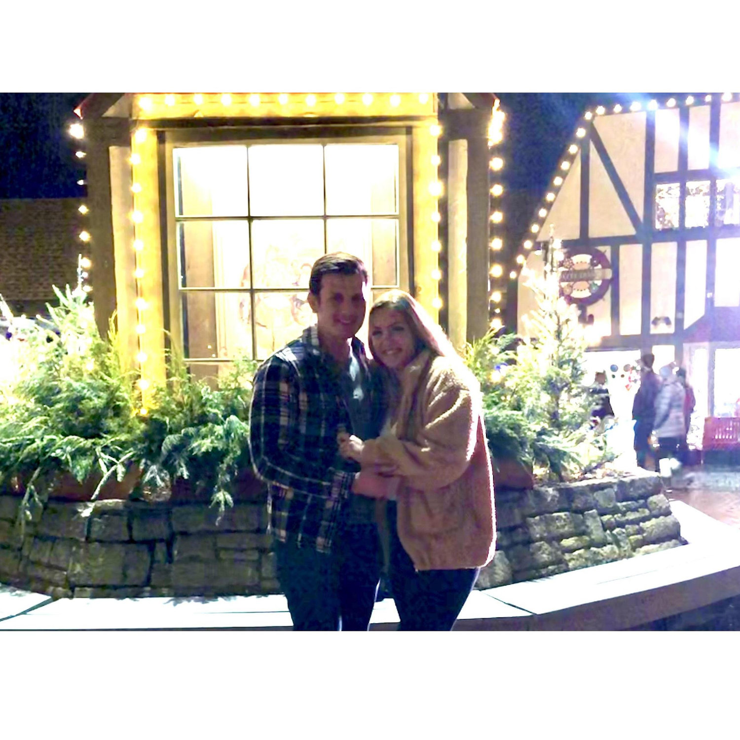 Celebrating his 22nd birthday at another Busch Gardens Christmas Display