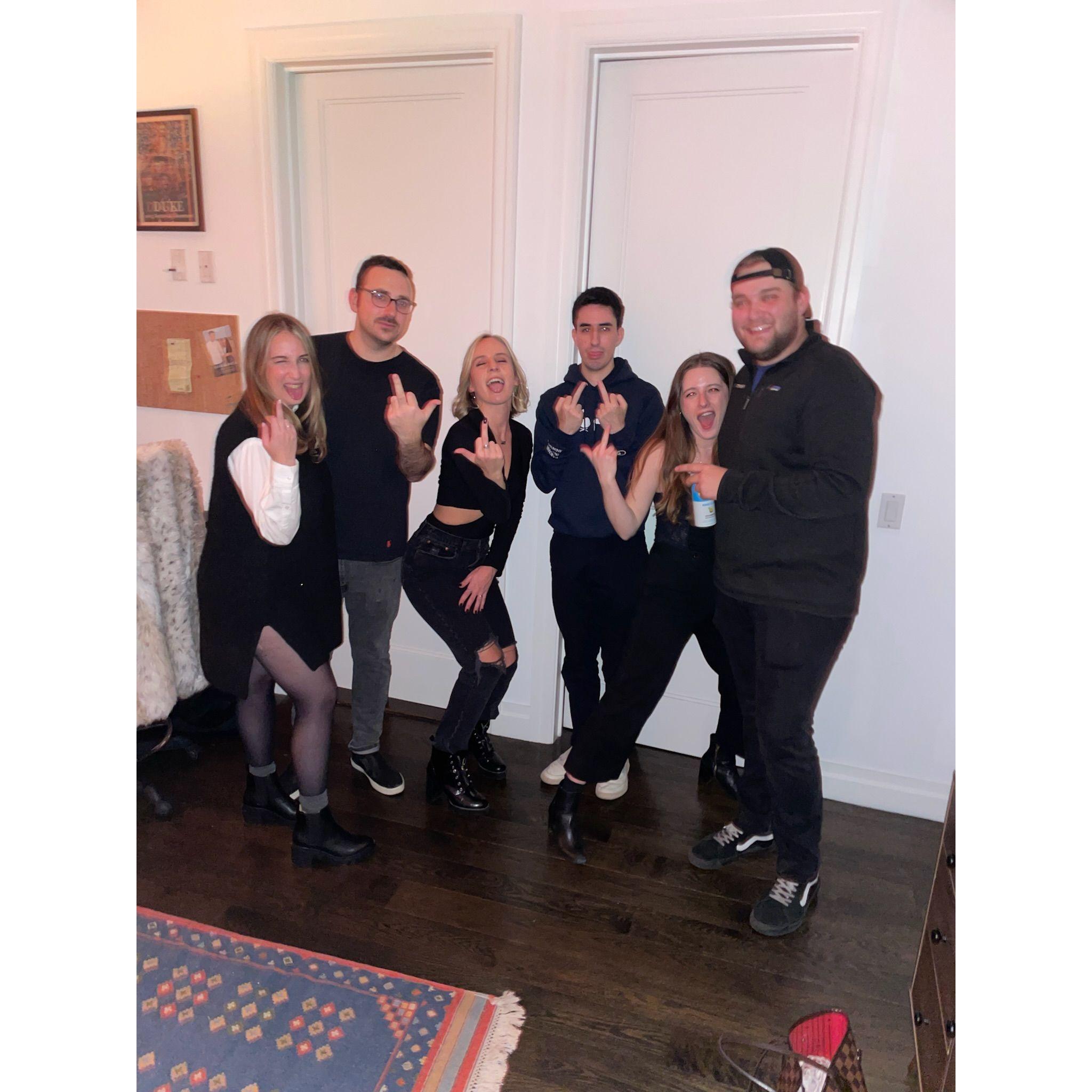 Sorry Parents - this is our best shot with our closest friends