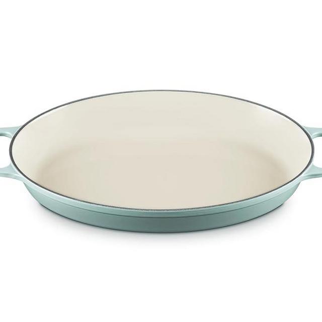 Le Creuset Enameled Cast Iron Signature Oval Baker, 3qt. Sea Salt