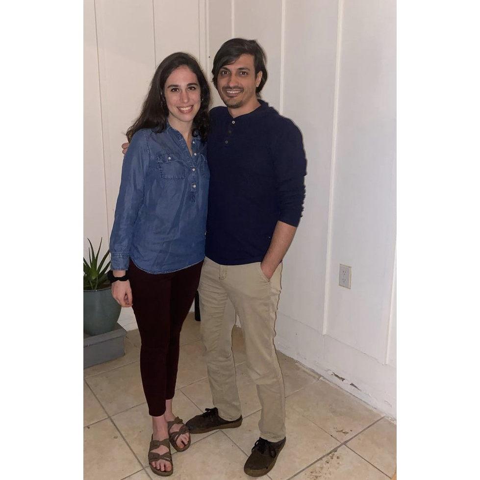 The first photo we ever took as a couple. We had met a few weeks prior and had already started dating, but announced it to friends shortly after this was taken.