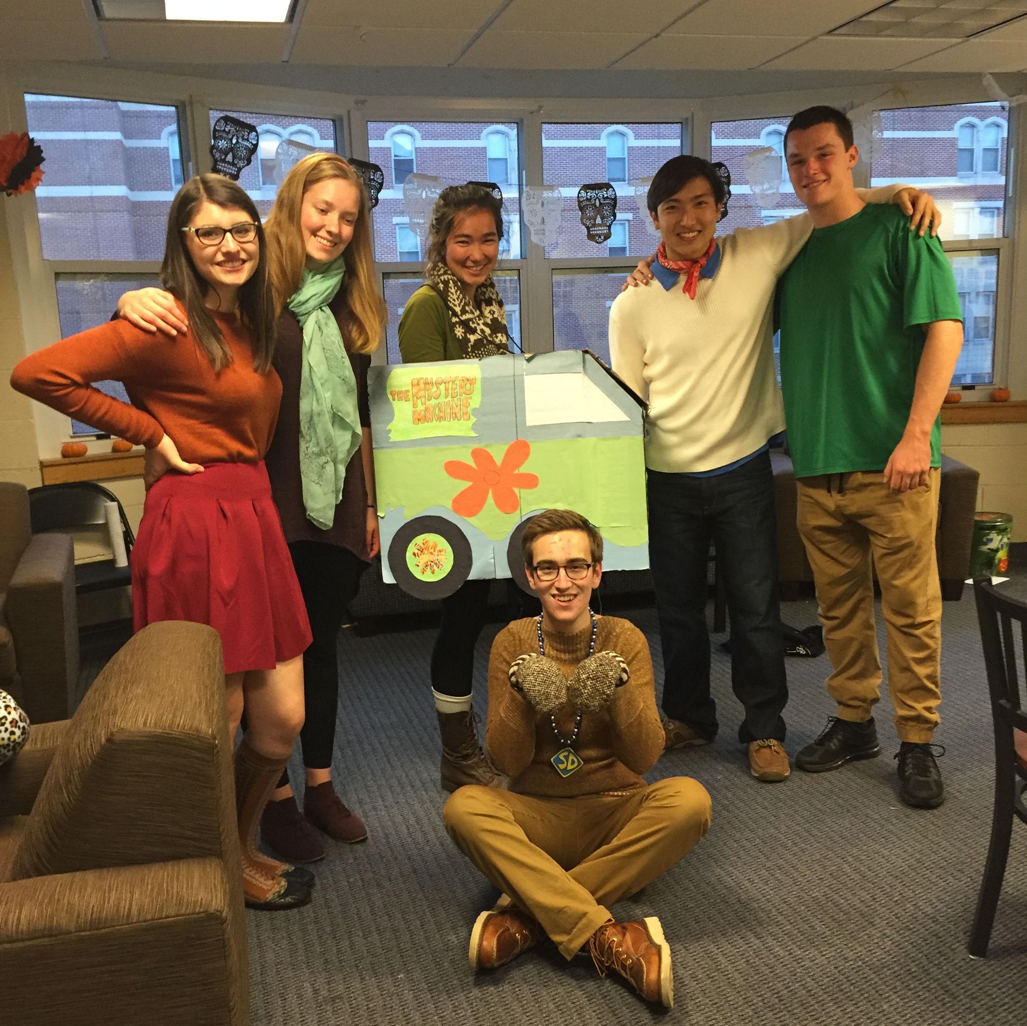 First picture together featuring our freshman year of college Halloween costumes