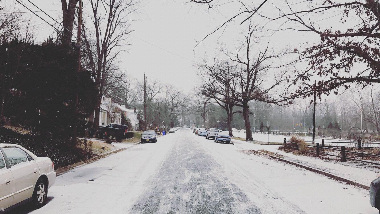 Seeing snow for the very first time -2016