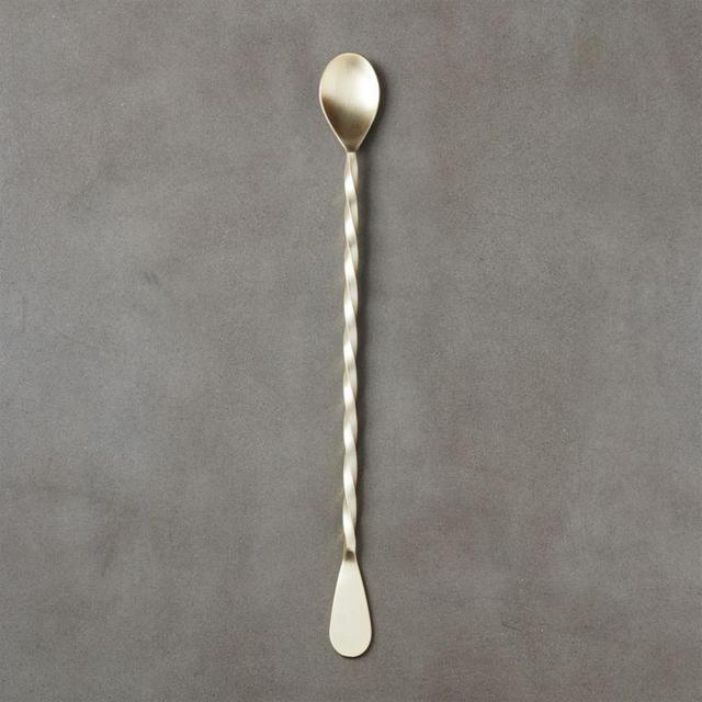Brushed Gold Cocktail Stirrer