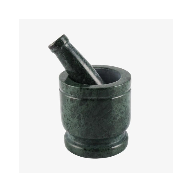 Inox Artisans Primrose Green Marble Mortar & Pestle