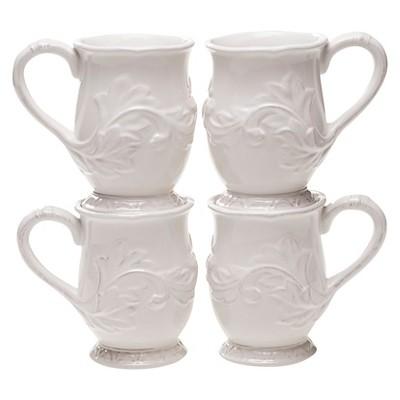 Certified International Firenze Ivory Mug Set of 4 (16 oz.)