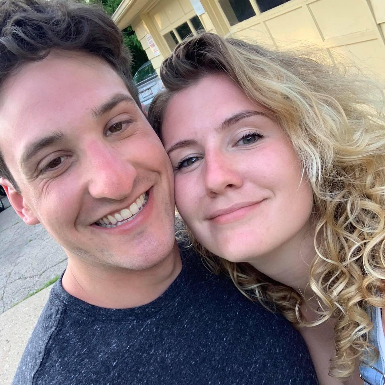 Our first trip to Madison, pre-mustache