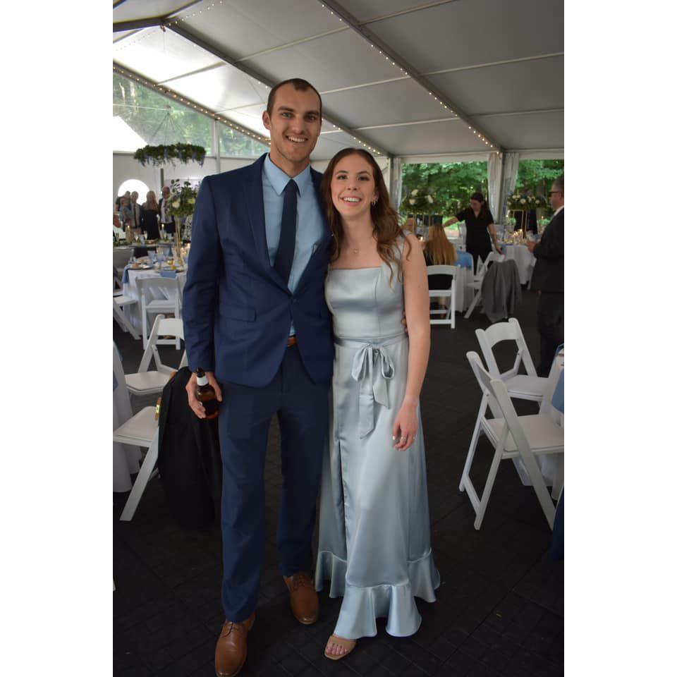 At Derek and Zoeys wedding June 2024