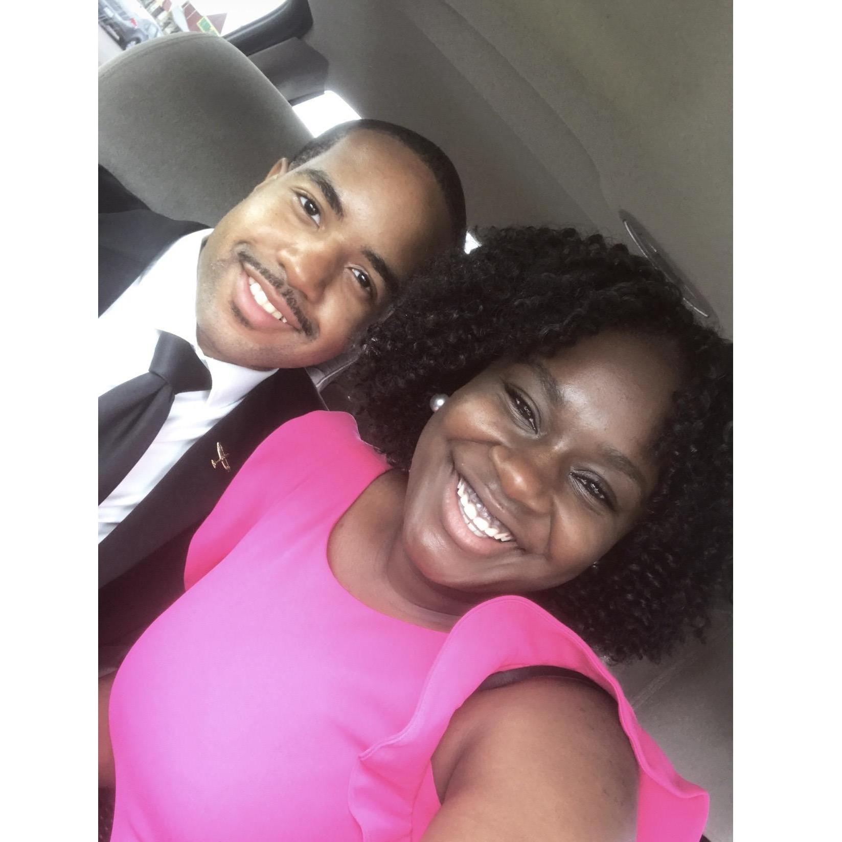 7/28/2019: Marleca in Kalamazoo, MI for Joshua's graduation and Wing ceremony.