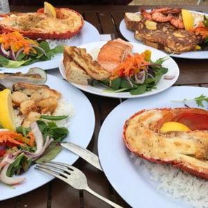 Seafood platter for two in Kaikoura