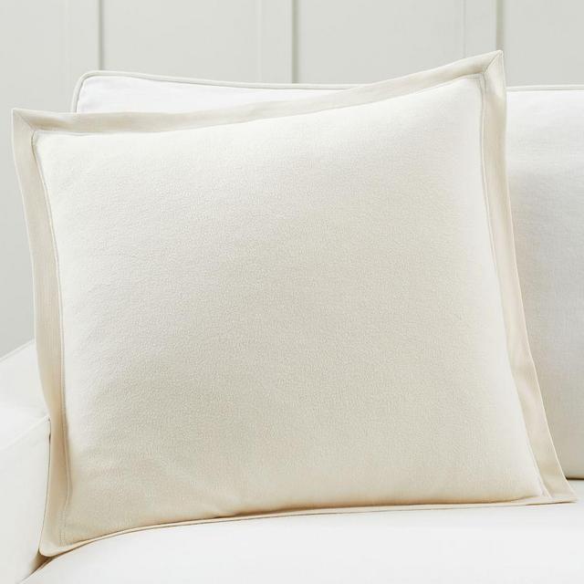 Cozy Fleece Pillow Cover, 20 x 20", Ivory
