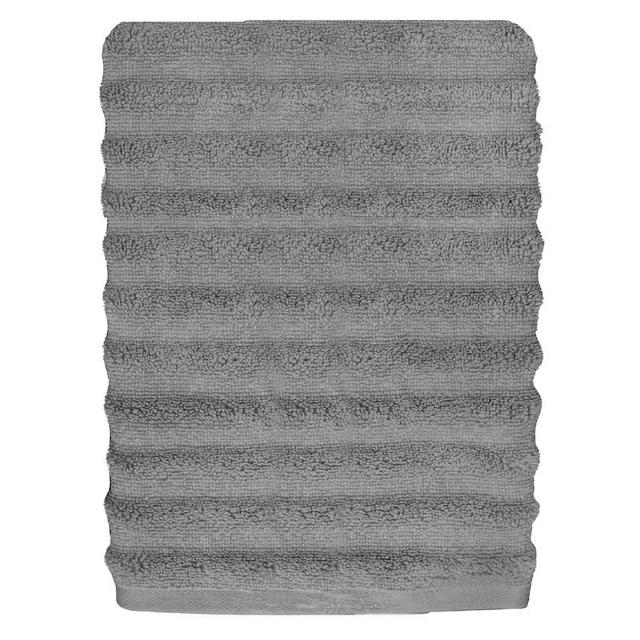 SONOMA Goods for Life Quick Dry Ribbed Bath Towel- Gray
