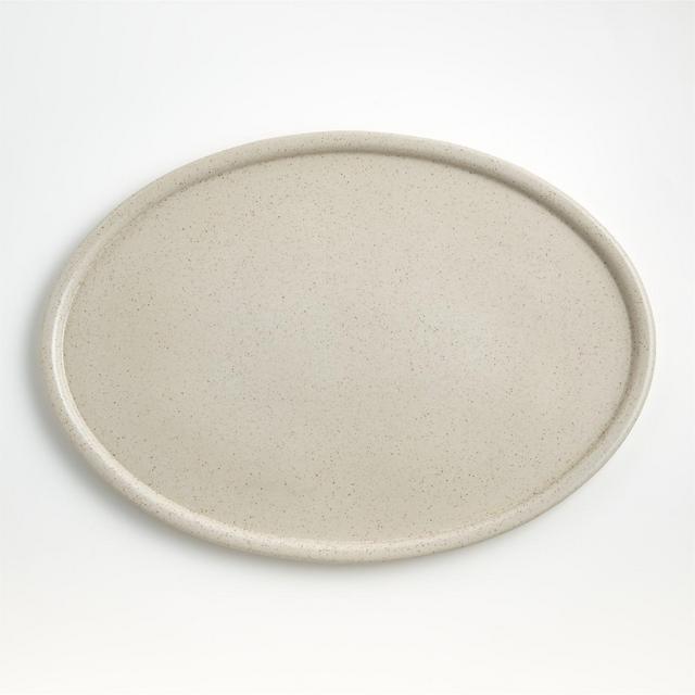Dune Large Stone Oval Platter